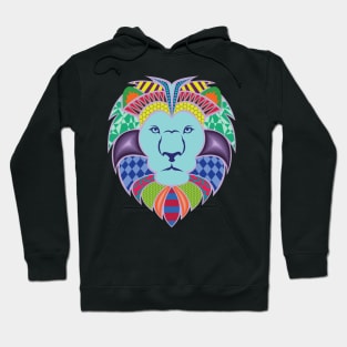 Abstract Lion Hoodie